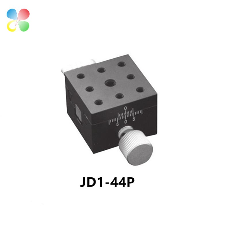  JD-44P 40*40 mm 齒輪齒條驅動 手動燕尾槽滑臺
